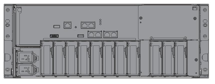 Figure 2-5 Power supply system with redundant power supply connections AC IN#1 AC IN#0 AC power CB CB CB: Circuit breaker 2.8.
