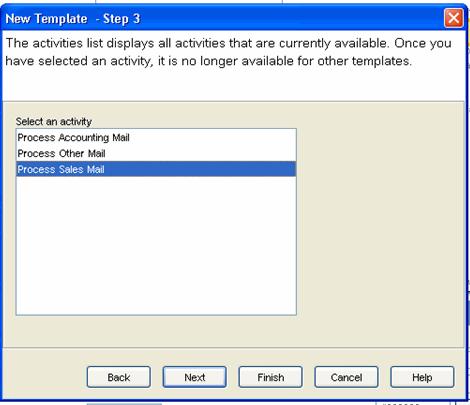 Create a Task Template 4. Choose which process variables you wish to include on the Task template.
