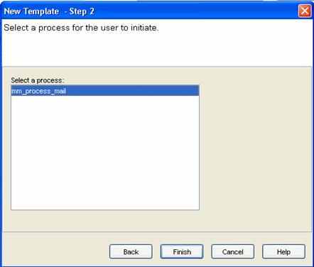 Create an Initiate Process Template Note: The initiate process template in the sample application created by EMC is named mm_samp_init_process_mail_temp. 2.
