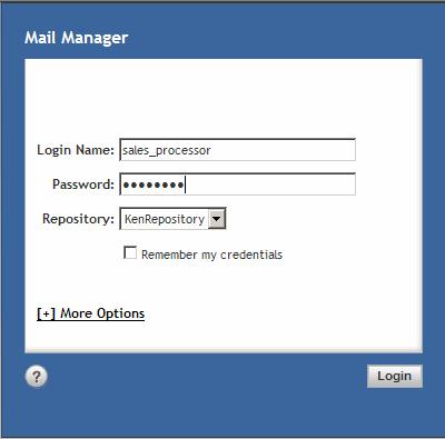 Search for Mail Chapter 23 Now you are going to search for mail using the search you created in Documentum Forms Builder. Follow these steps to conduct a search for mail.