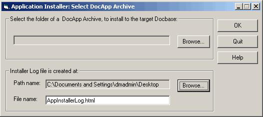 Follow these steps to install Mail Manager: 1. Log in to Documentum Application Installer. 2.