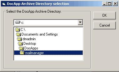 Install the DocApp in a New Environment 3.