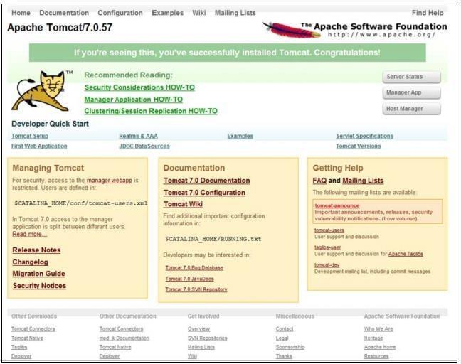 Tomcat Home Page 2. Click Manager App. The Connect to dialog box is displayed. 3.