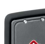 Durable, matt black plastic key case 4.