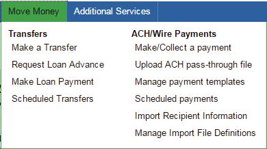 ACH Templates Enhanced Business Online Banking ACH templates help reduce errors and provide efficiency.