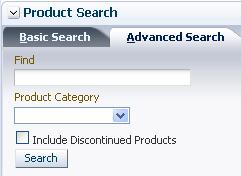 Figure 2 5 Advanced Search Tab in the Master Price List Fusion Web Application 2.
