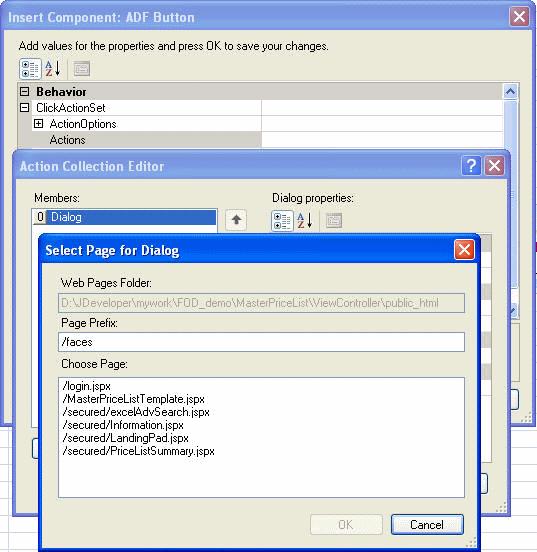 Using the File System Folder Picker Figure 5 9 Web Page Picker Dialog For more information about displaying web pages in your integrated Excel workbook, see Section 8.