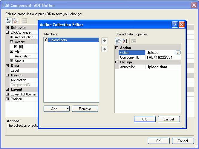 Using the Collection Editors For more information about page definition files, see Section 4.3, "Working with Page Definition Files for an Integrated Excel Workbook." 5.