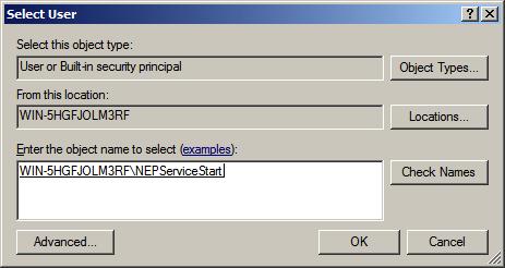 Important Note: Prior to the next step, you should create an account from the User group specifically to launch the NETePayService service via Windows Management Console.