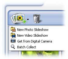 CD & DVD PICTURESHOW USER GUIDE 15 Organize Begin creating your project in the Organize tab. Here, you can set up the framework of your project by putting together images prior to applying a theme.