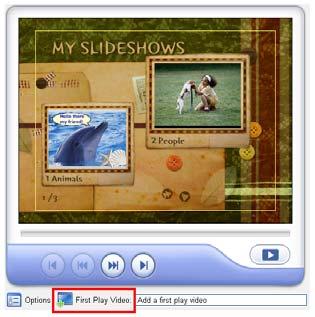 In this dialog box, you can also customize the properties of your slideshow descriptions.