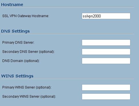 Automatic synchronization with an NTP server (default setting) is encouraged to ensure accuracy. Configuring SSL-VPN Network Settings You will now configure your SSL-VPN 200 network settings.