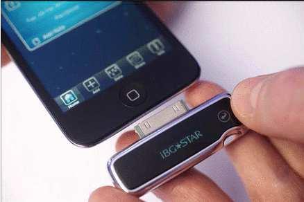 Diabetes management via smart phone plug-ins & applications ibgstar: blood glucose monitoring device Tran et al. Clinical Diabetes.