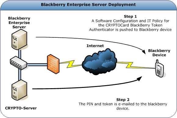 BlackBerry Token Deployment Overview This document presents an overview and necessary steps in deploying the CRYPTOCard BlackBerry Token Authenticator and CRYPTOCard token to a BlackBerry user.