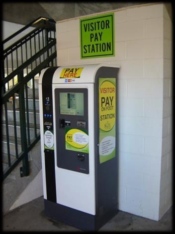 and Pay on Foot stations are some examples of auxiliary