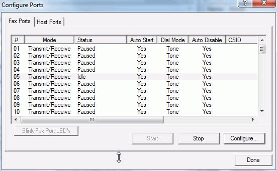 6.2. Administer Fax Ports Navigate to Configure Ports Fax Ports (not shown).