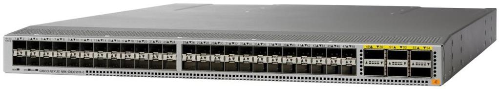 Figure 1. Cisco Nexus 9332PQ Switch The Cisco Nexus 9372PX and 9372PX-E Switches are 1RU switches that support 1.