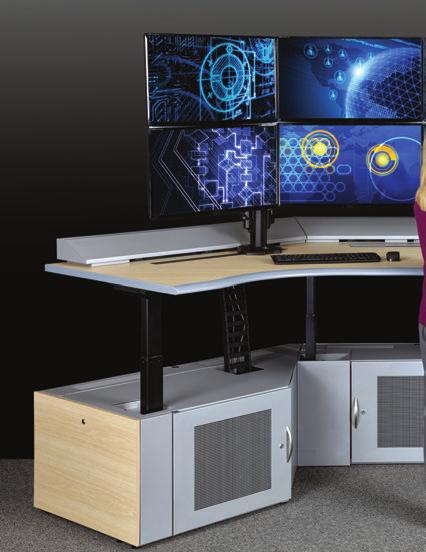 Ergonomics & Aesthetics Happy and comfortable employees are more productive and responsive. Set employees up for success with a console custom-tailored to meet their needs.
