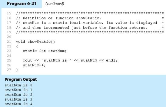 statnum is automatically initialized to 0.