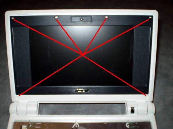 17. To gain access to the screen, you must first have disassembled the casing up to and