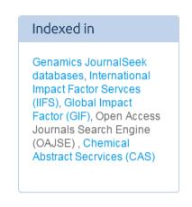 Indexed journals usually contain authentic and quality information.