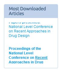 Most downloaded Articles Helps you keep a count of the most downloaded