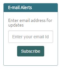 Email Alerts Users can subscribe with an email id and they