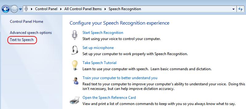 Follow the steps below to configure your default text-to-speech settings. As a reminder, text-to-speech is available only when the secure browser is used.