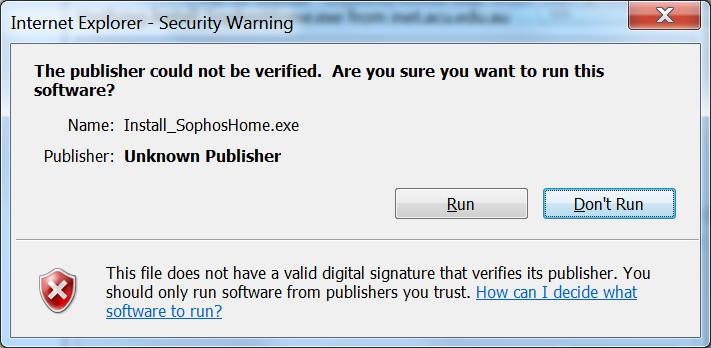 Downloading Sophos Endpoint Security and Control for Windows Download the file (Binary File, 209MB).
