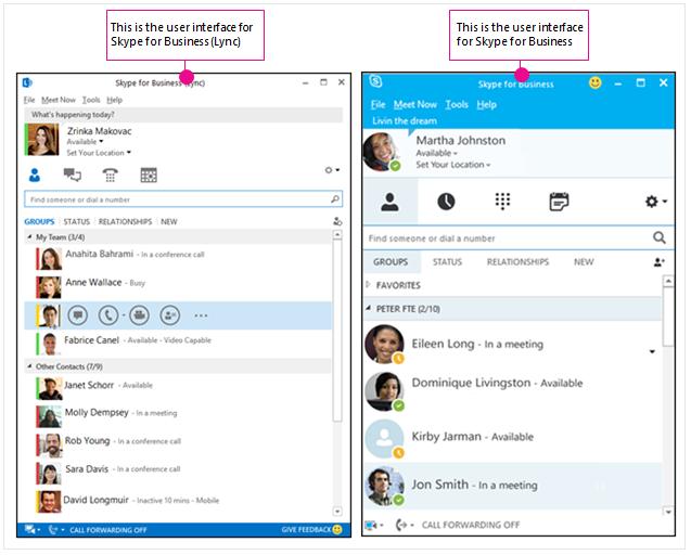 Microsoft Lync is now Skype for Business All of the essential Lync features are still there like the Quick Actions buttons,