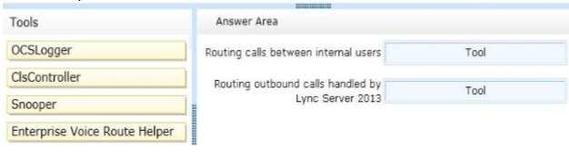 /Reference: ht t p:/ / w w w.gratisexam.com/ QUESTION 4 You have a Lync Server 2013 infrastructure.