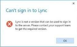 following error message. Requirements Planned Changes After a successful pilot program, the company plans to deploy Lync Server 2013 on the production network for all users.