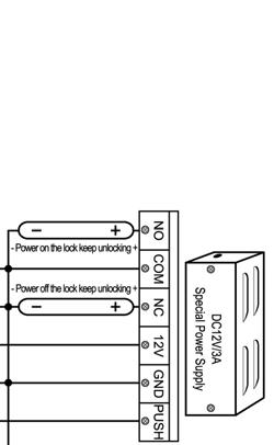special power supply diagram: 8. To Reset to Factory Default a. Disconnect power from the unit b. Press and hold # key whilst powering the unit back up c.