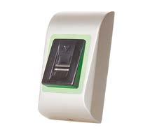 Access Control Systems) Buzzer ith intensity (programming) Type of biometric sensor Capacitive Consumption 200mA Max Stylish network biometry readers with large rectangle shaped status LED and iegand