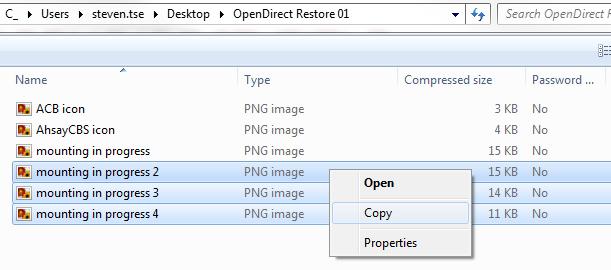 You may also copy individual file(s) you wish to restore toyour local machine. 13.