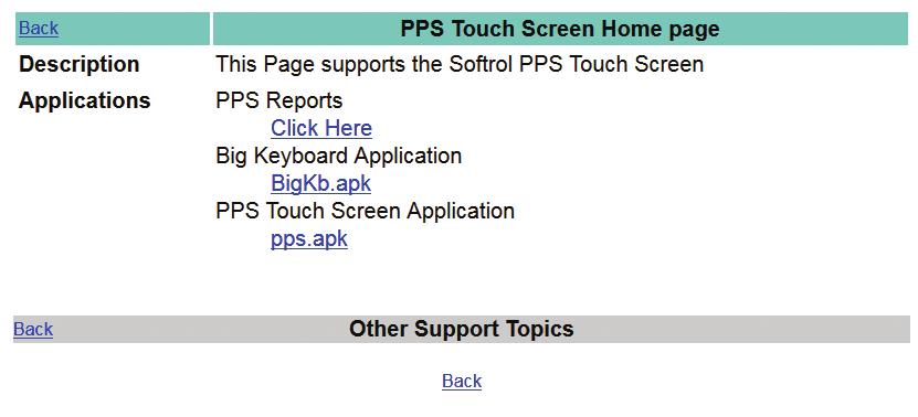 Tap the X on the browser tab to exit the browser application. http://192.168.100.253/ts Download PPS Software Figure 17.