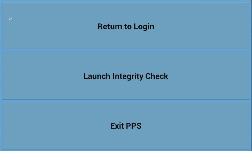 5. Tap Launch Integrity