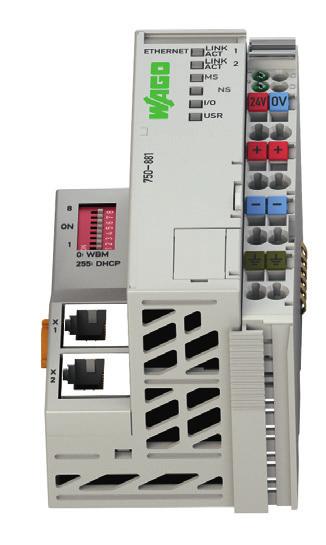 HTTP, SNTP, SNMP, FTP and other protocols sim- Programmable with ADVANTAGES 6 Controllers for all standard fieldbus