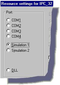 DEVELOPING A SAMPLE PROJECT COMPILING THE EXAMPLE PROJECT Figure 45: Dialog 'Resource settings' for setting the output device b.