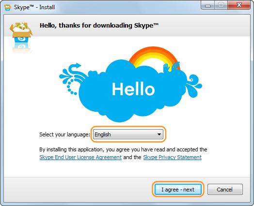 Read the Skype Terms of Use and the Skype Privacy Statement, then click I agree Continue. To download the latest version of Skype When the File Download screen is displayed, click Save.
