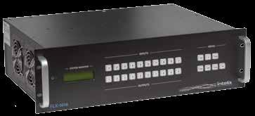 available Any input type to any output type (VGA - input only) 200ms internal switching time - viewable switching times will vary according to destination devices RS232, IR, and TCP/IP
