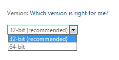 6. Select your preferred Language, an appropriate version based on your Windows version and click advanced if 64-bit and then click install 1 2 3 7.