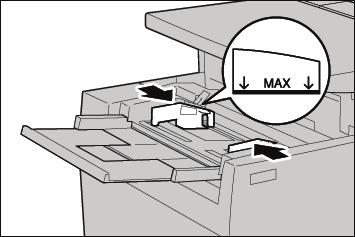 3. Loading Paper b. Ensure that the paper guides are adjusted to the same size as the paper in the tray. KEY POINT: Do not load paper above the MAX line. 6.