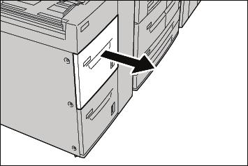 3. Loading Paper KEY POINT: Do not load paper above the MAX line. Do not load more than one size into the tray. 4. When loading nonstandard paper size, move the paper guides to accommodate the paper.