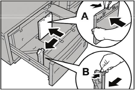 3. Loading Paper Load paper in the optional Oversized High Capacity Feeder (Tray 6) 1. Pull out the tray towards you until it stops. WARNING: When pulling out the paper tray, do it slowly.