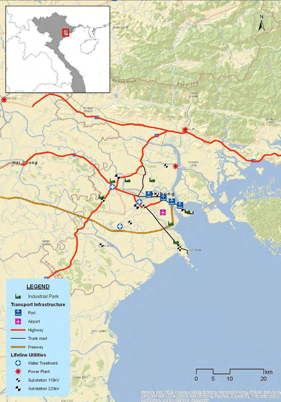 Location Map 4 Guide Map Industrial Agglomerated Area Pilot Area in Vietnam : An
