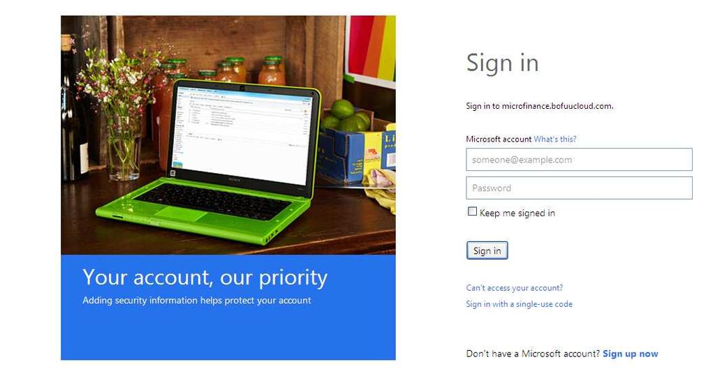once more. Enter your Microsoft account details (Windows Live ID) and password, and sign in to progress to the next stage.