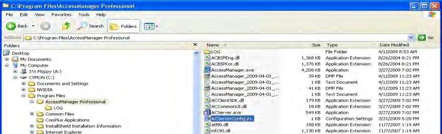 In case of changed the AccessServer IP and DB Server IP You can change easily both of IPs AccessManager and DB Server when its IP changed or reassigned by