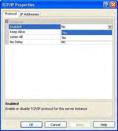 7 As shown below, click [TCP/IP] and [Properties].