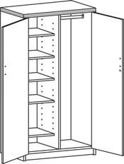 10 Personal Storage Tower includes storage, two file drawers and wardrobe 115301 24x24x67 $1,065.